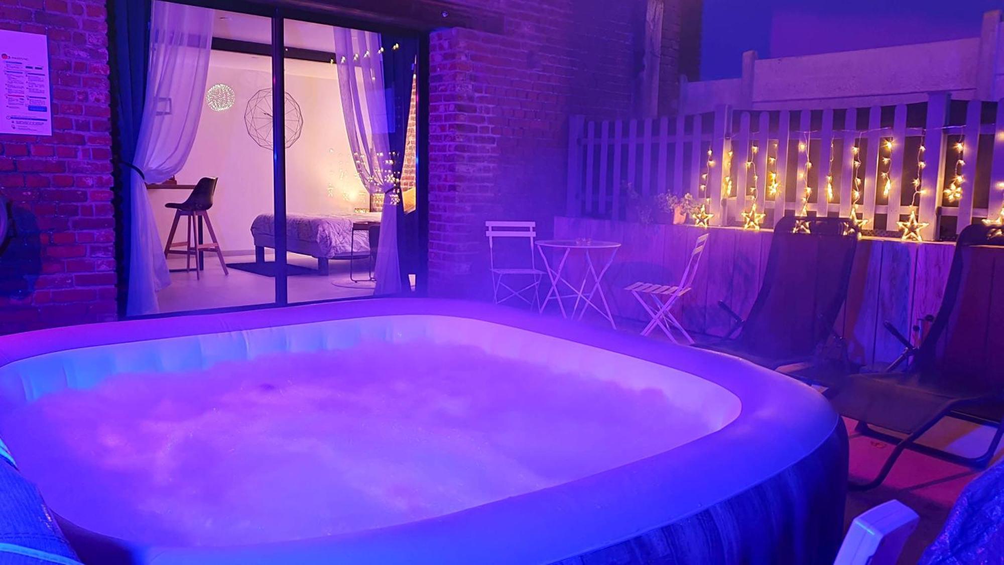 Gary Suite - Studio Cosy, Spa Et Jardin Privatif A 4 Min De Cambrai Awoingt Экстерьер фото