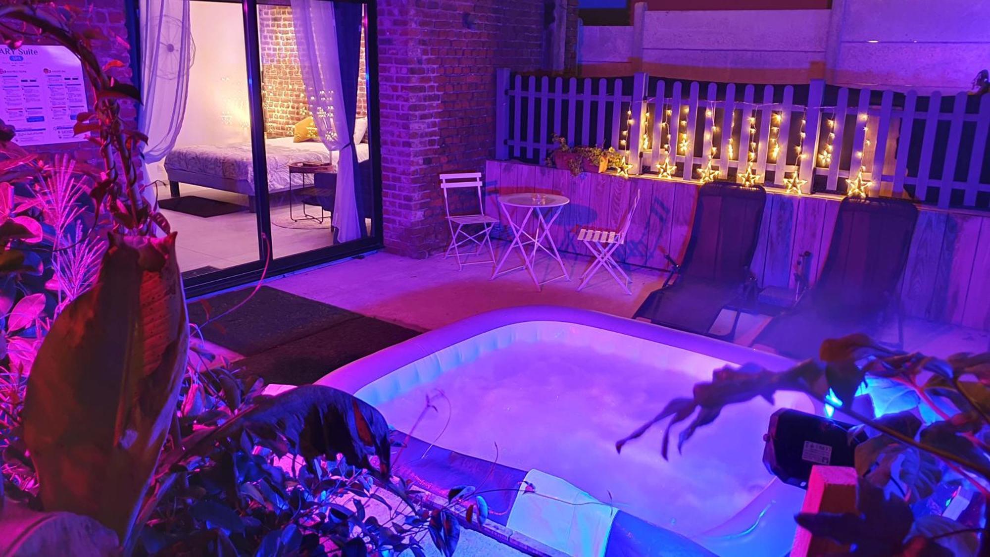 Gary Suite - Studio Cosy, Spa Et Jardin Privatif A 4 Min De Cambrai Awoingt Экстерьер фото